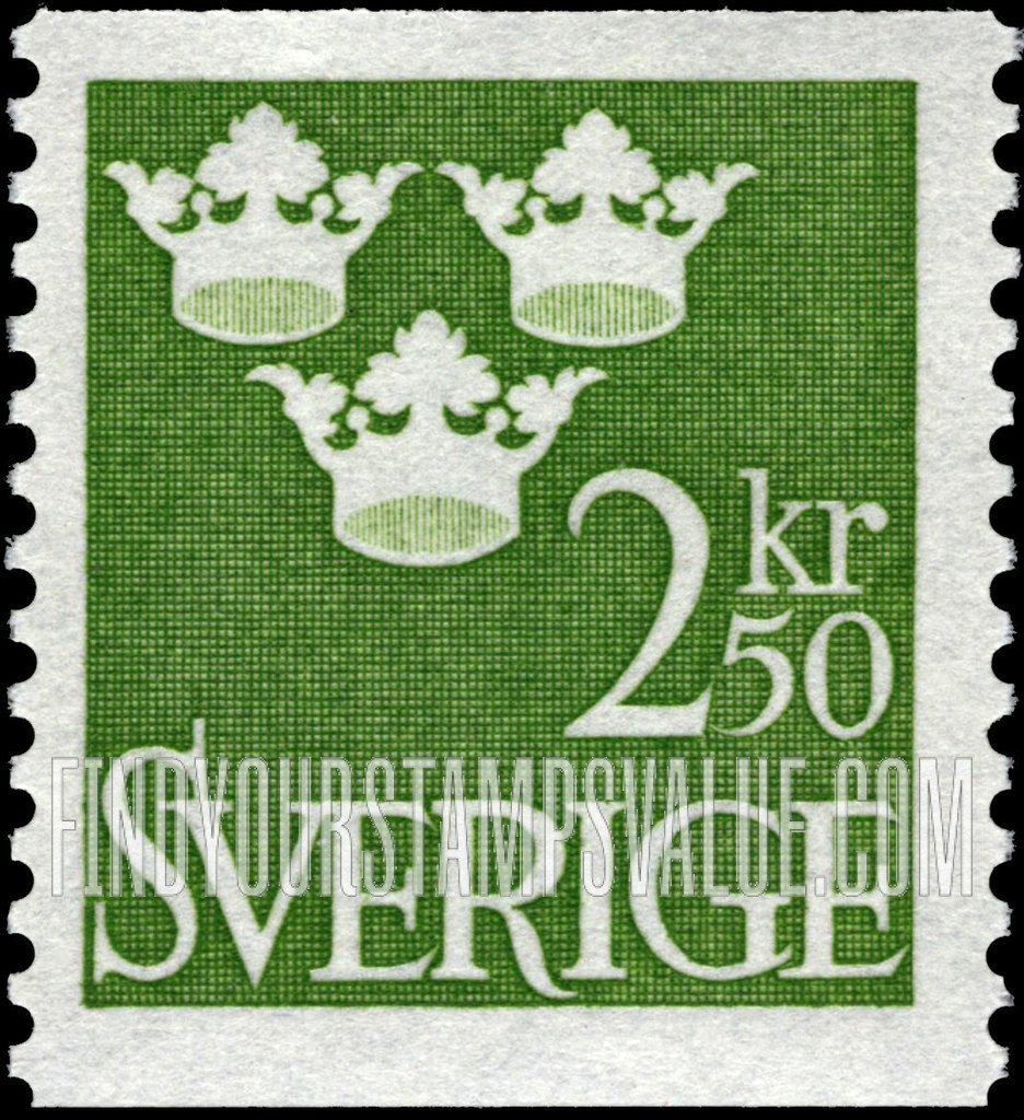 FindYourStampsValue: Three Crowns