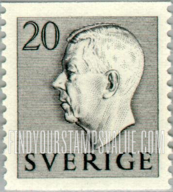 FindYourStampsValue: Gustaf VI Adolf (Letters in color)