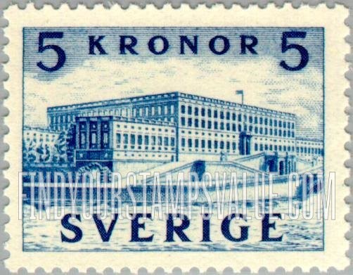 FindYourStampsValue: Royal Palace at Stockholm