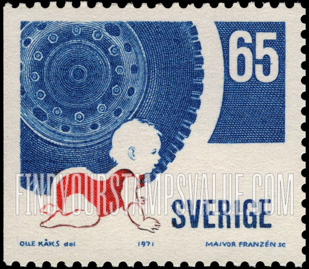 FindYourStampsValue: Toddler and Automobile Wheel