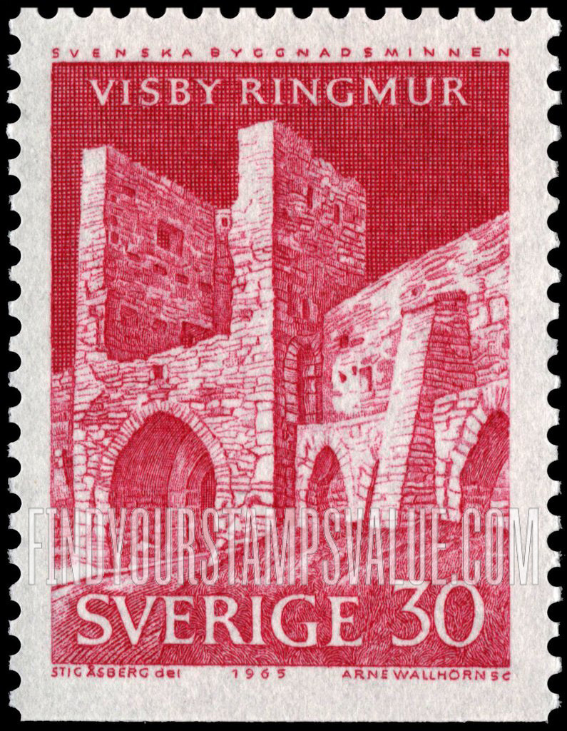 FindYourStampsValue: Visby Town Wall