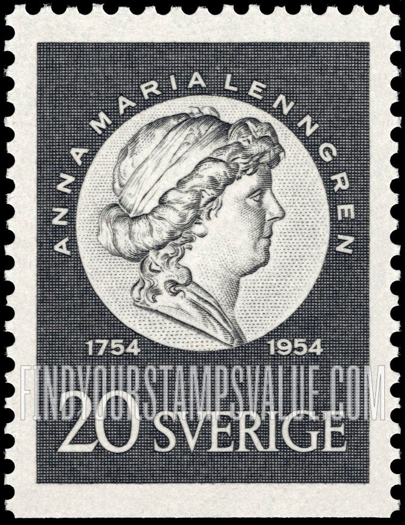 FindYourStampsValue: Anna Maria Lenngren