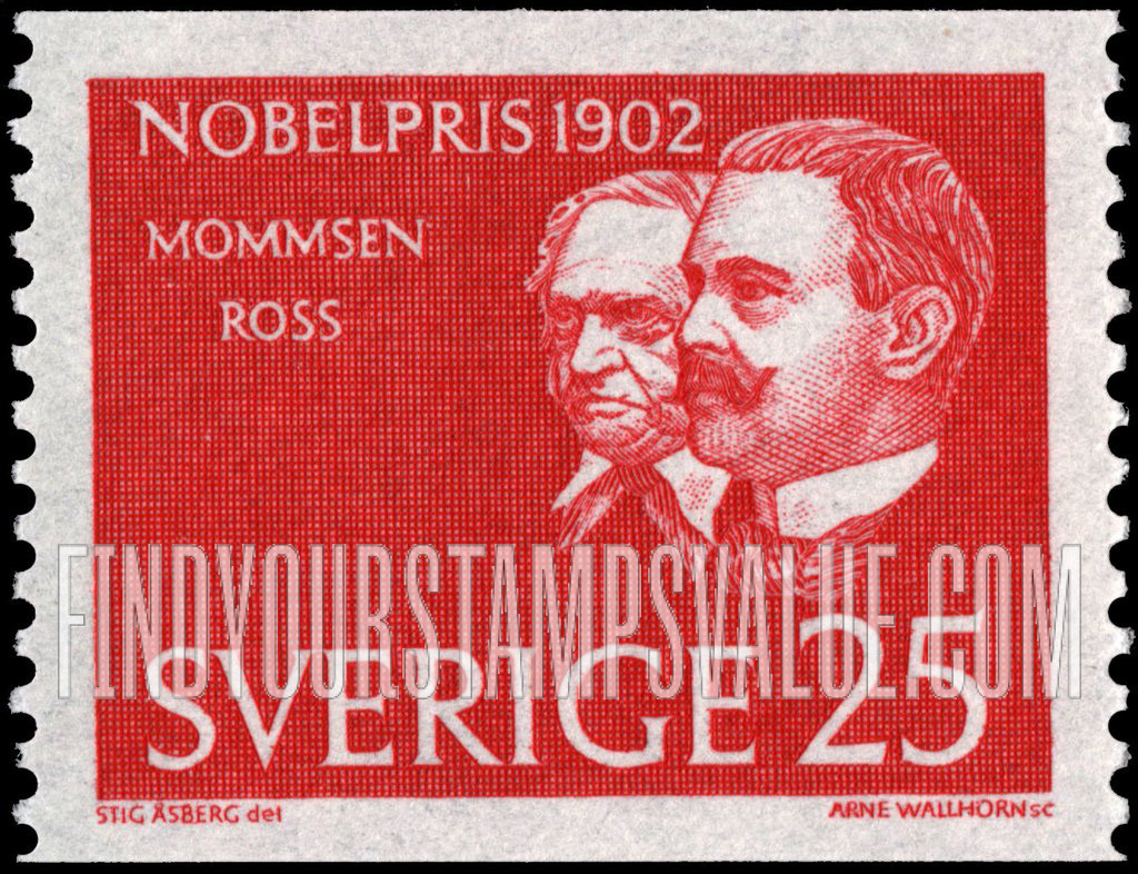FindYourStampsValue: Theodor Mommsen and Sir Ronald Ross