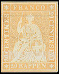 FindYourStampsValue: Federal Administration: Helvetia