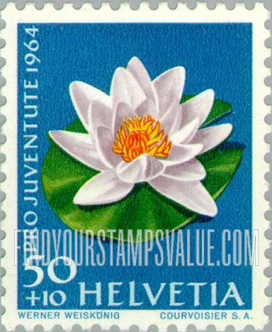 FindYourStampsValue: Semi-Postal: Water lily