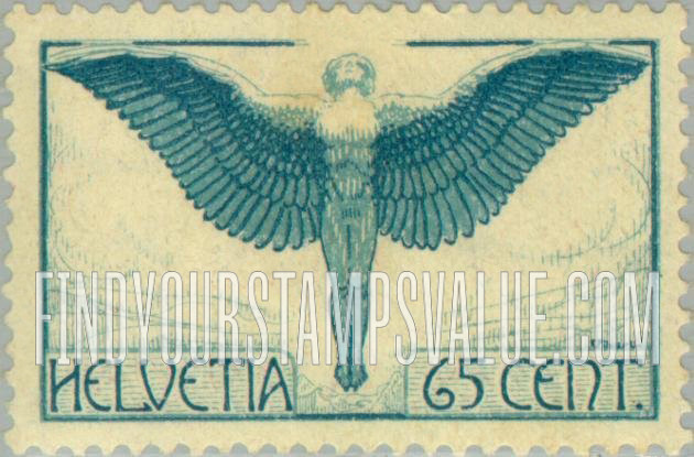 FindYourStampsValue: Air Post: Allegorical Figure of Flight