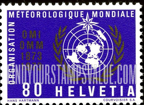 FindYourStampsValue: For The World Meteorological Organization: WMO Emblem