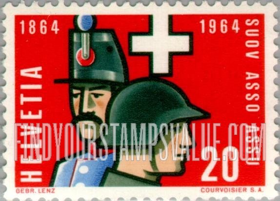 FindYourStampsValue: Federal Administration: Soldiers of 1864 & 1964