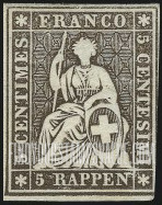 FindYourStampsValue: Federal Administration: Helvetia