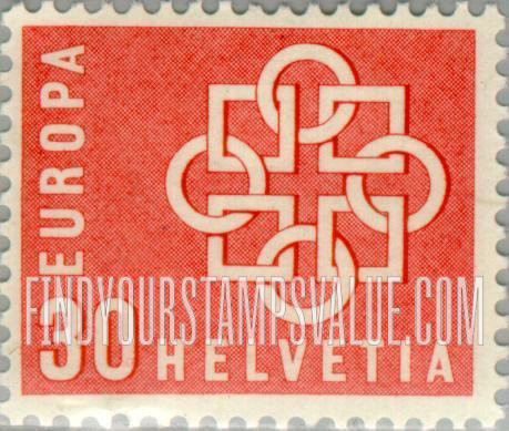FindYourStampsValue: Federal Administration: Chain Symbolizing European Unity