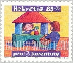 FindYourStampsValue: Semi-Postal, Rights of the Child, Children: Playing as storekeeper and shopper