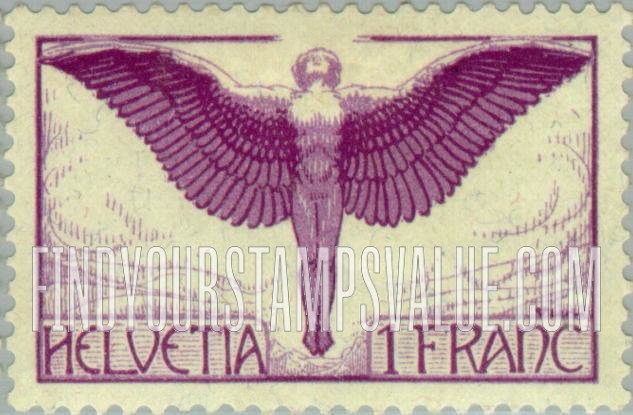 FindYourStampsValue: Air Post: Allegorical Figure of Flight