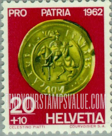 FindYourStampsValue: Semi-Postal, Coins: Ducat, Schwyz, ca. 1653
