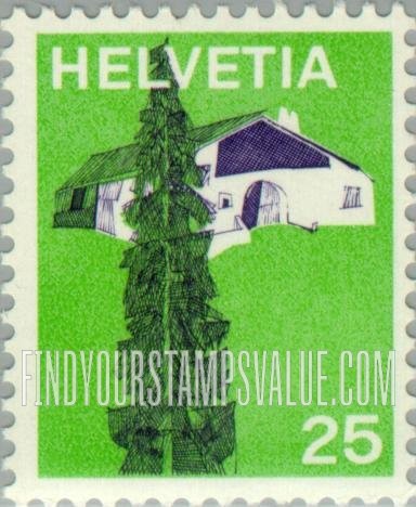 FindYourStampsValue: Federal Administration, Villages: Jura