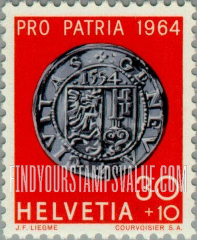 FindYourStampsValue: Semi-Postal, Coins: Silver taler, Geneva