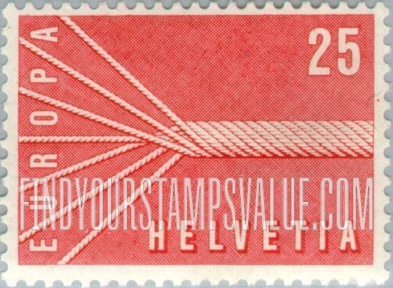 FindYourStampsValue: Federal Administration: Rope and Symbol of European