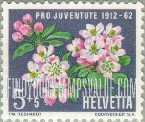 FindYourStampsValue: Semi-Postal: Apple Blossoms