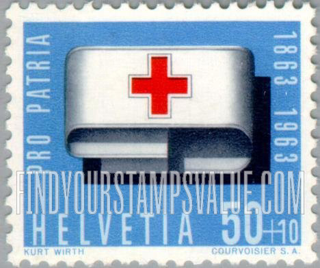 FindYourStampsValue: Semi-Postal: Red Cross armband