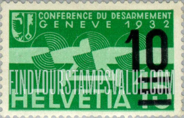 FindYourStampsValue: Air Post: Front View of Airplane