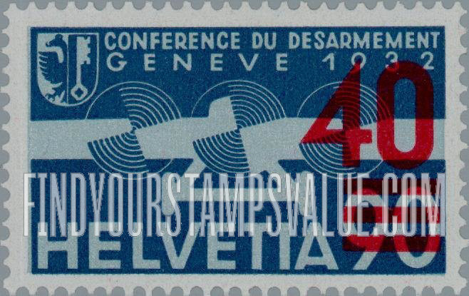 FindYourStampsValue: Air Post: Front View of Airplane