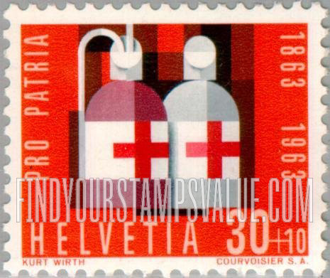 FindYourStampsValue: Semi-Postal: Plasma bottles