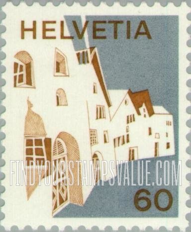 FindYourStampsValue: Federal Administration, Villages: Engadine