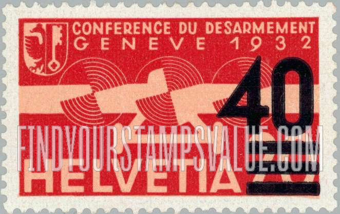 FindYourStampsValue: Air Post: Front View of Airplane