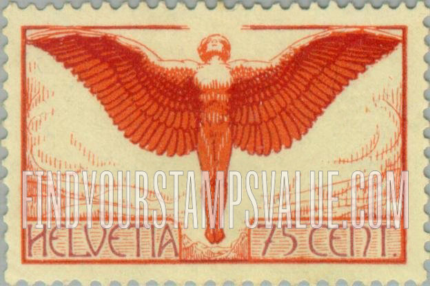FindYourStampsValue: Air Post: Allegorical Figure of Flight