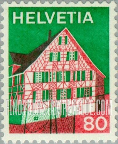FindYourStampsValue: Federal Administration, Villages: Eastern Switzerland