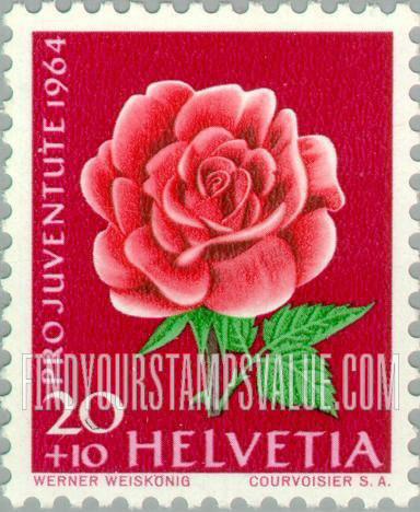 FindYourStampsValue: Semi-Postal: Rose