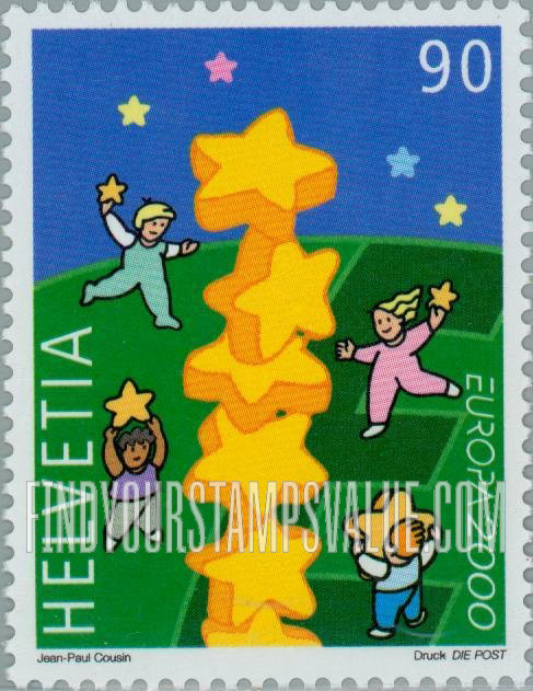 FindYourStampsValue: Federal Administration: Europa, 2000
