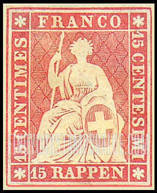 FindYourStampsValue: Federal Administration: Helvetia