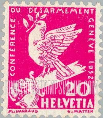 FindYourStampsValue: Federal Administration: Dove on Broken Sword