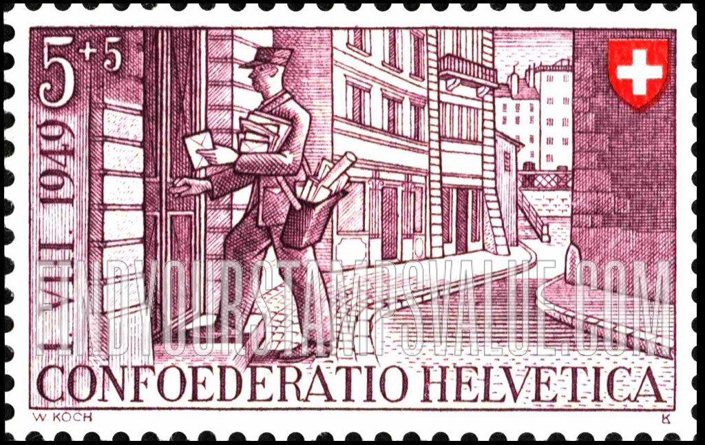 FindYourStampsValue: Semi-Postal: Postman