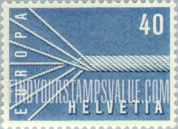 FindYourStampsValue: Federal Administration: Rope and Symbol of European