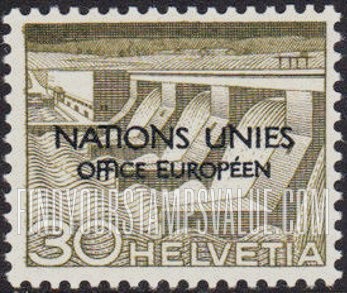 FindYourStampsValue: For The United Nations European Office: Dam and Power Station