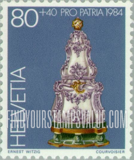 FindYourStampsValue: Semi-Postal: Ceramic Tiled Stoves, 18th centenary