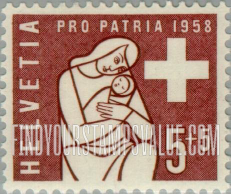 FindYourStampsValue: Semi-Postal: Mother and Child