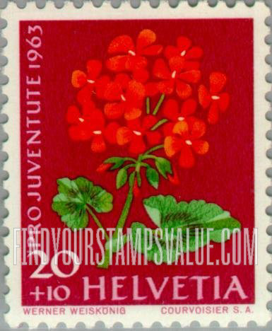 FindYourStampsValue: Semi-Postal: Geranium