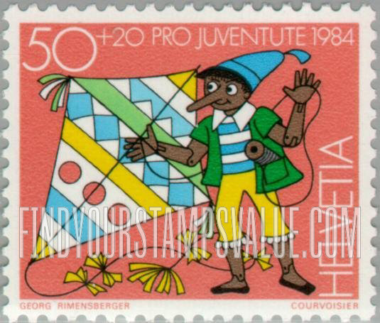 FindYourStampsValue: Semi-Postal, Children’s Stories: Pinocchio