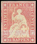 FindYourStampsValue: Federal Administration: Helvetia
