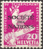 FindYourStampsValue: For The League of Nations: Dove on Broken Sword