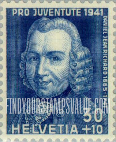 FindYourStampsValue: Semi-Postal: Daniel Jean Richard