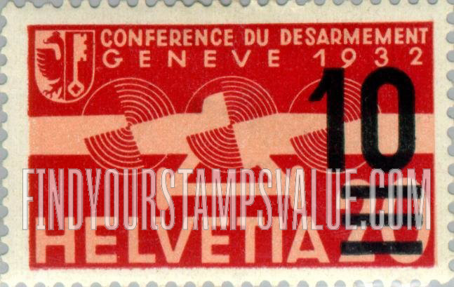 FindYourStampsValue: Air Post: Front View of Airplane