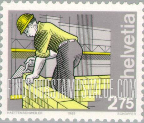FindYourStampsValue: Federal Administration, Industry: Bricklayer