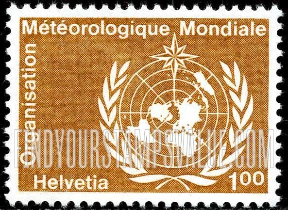 FindYourStampsValue: For The World Meteorological Organization: WMO Emblem