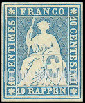 FindYourStampsValue: Federal Administration: Helvetia