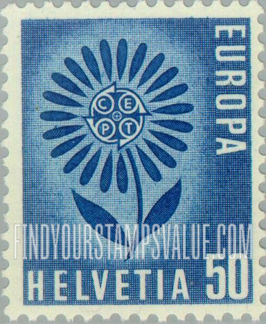 FindYourStampsValue: Federal Administration: Europa, 1964