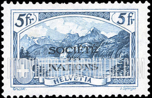FindYourStampsValue: For The League of Nations: The Rütli