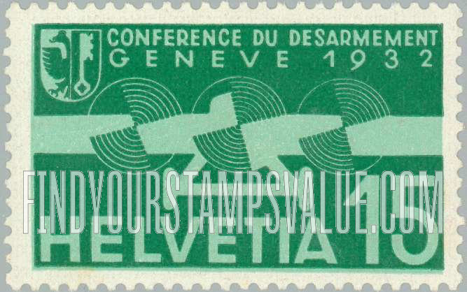 FindYourStampsValue: Air Post: Front View of Airplane
